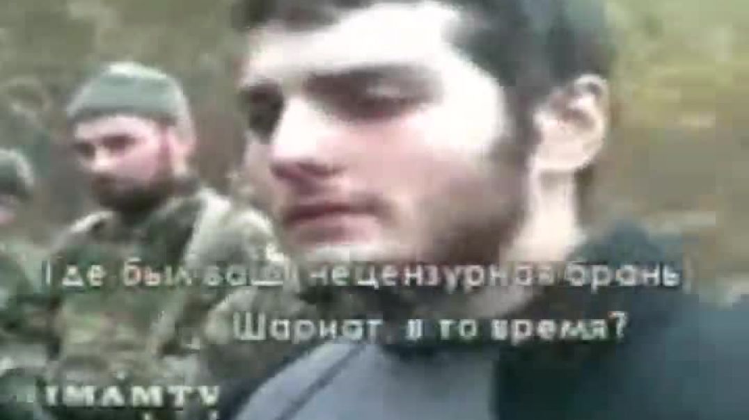 Парень говорит – Есть закон Аллаха, нет закона россии (пленный муджахид)