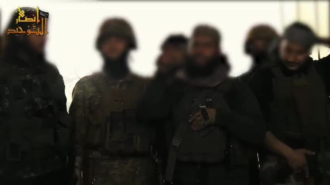 لحظة إنطلاق المجاهدين لمقارعة أعداء الله قبيل تحرير قرية كفرعويد بريف إدلب الجنوبي